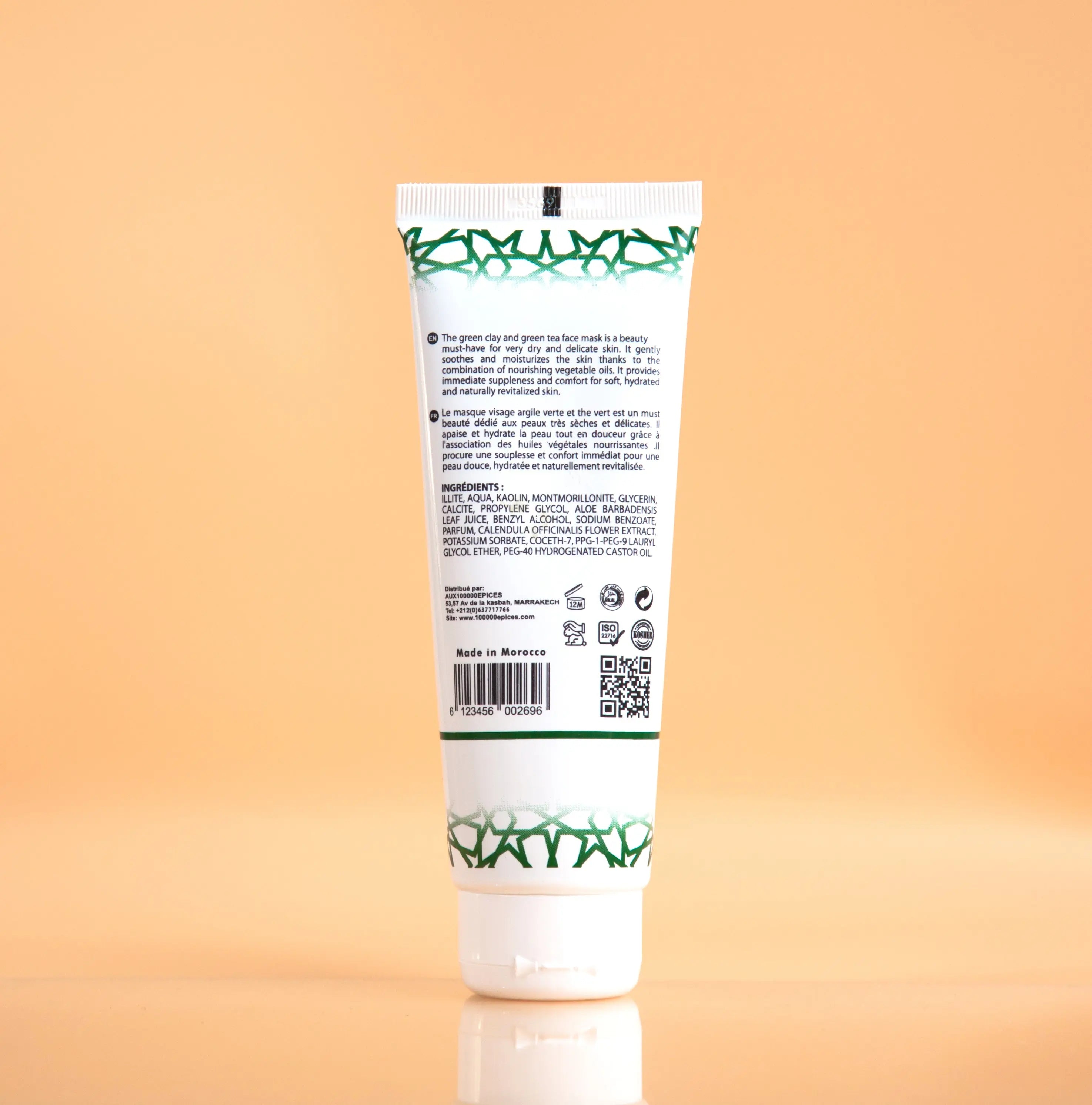 Green Tea & Green Clay Face Mask 125ml