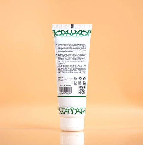 מסכת פנים תה ירוק &amp; חימר ירוק 125 מ"ל