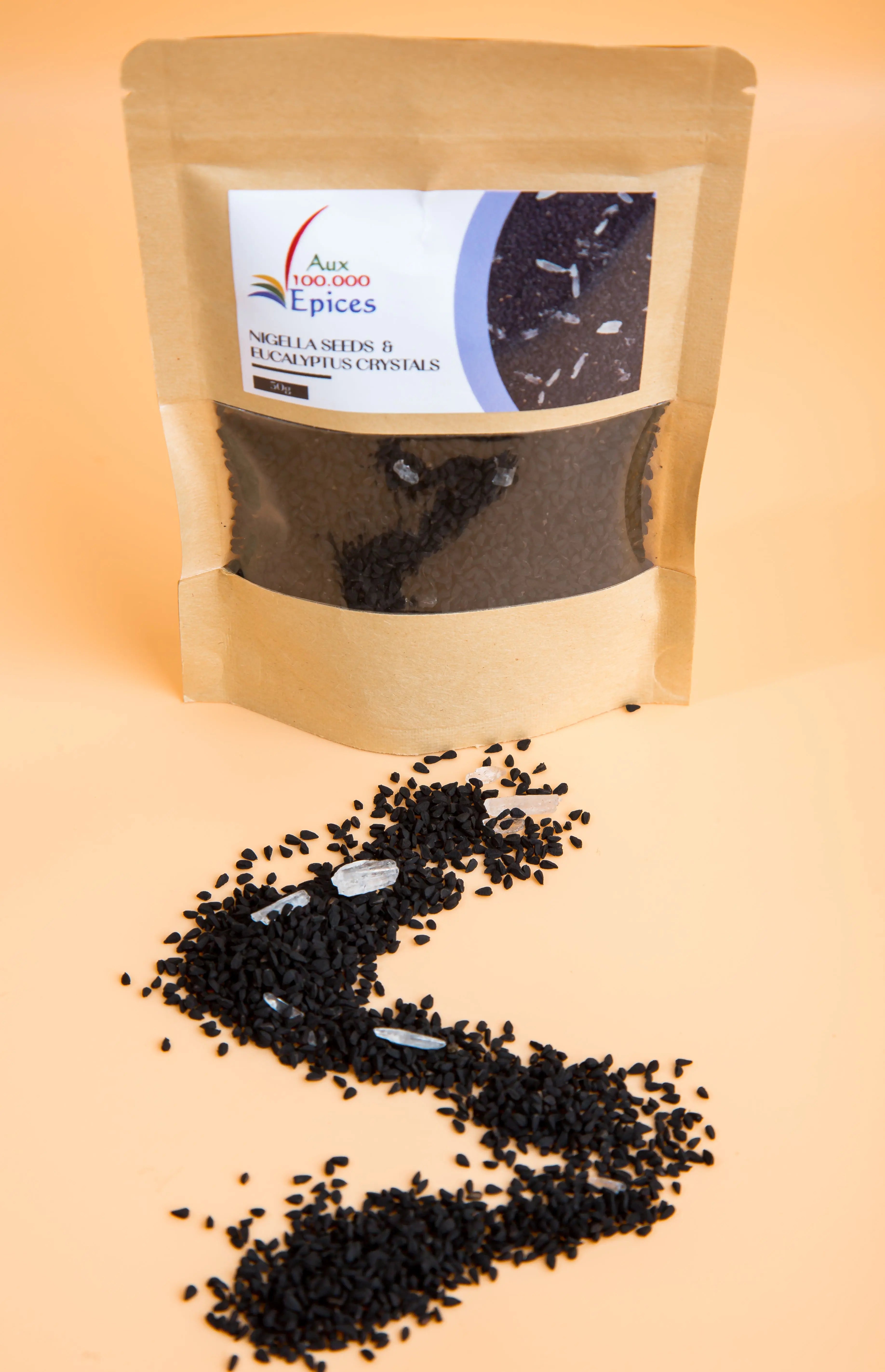 Graines de Nigelle &amp; Cristaux d'Eucalyptus 50g