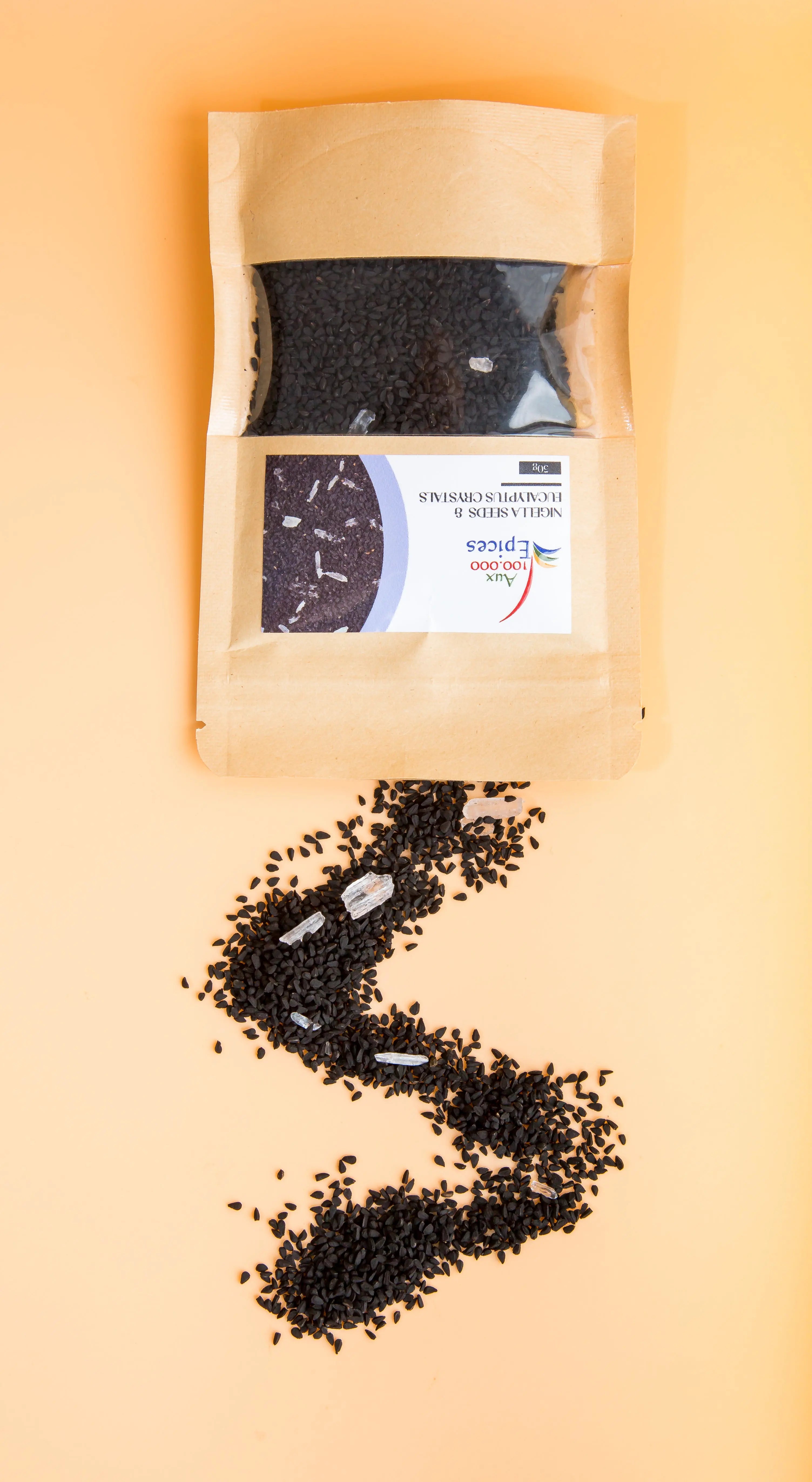 Graines de Nigelle &amp; Cristaux d'Eucalyptus 50g